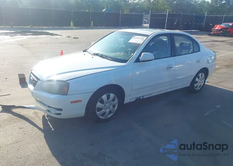 2006 Hyundai Elantra Gls/Limited z USA, uszkodzony, nr VIN KMHDN46D66U284666